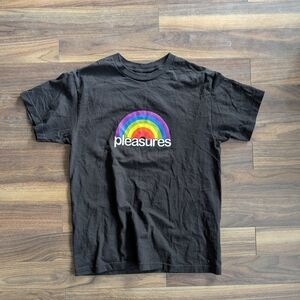 Pleasures Black Rainbow T-Shirt